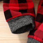 I'm so thankful Newborn Baby Boy Fall Clothes Infant Plaid Long Sleeve Button Romper and Pants Set Winter Outfits - Image 7